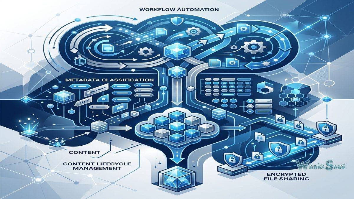 Box Enterprise Storage - Secure Cloud Content Management - illustration