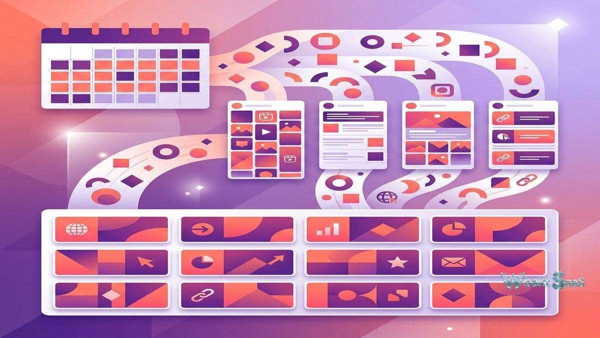Later Social Scheduling - Visual Content Planning Platform - illustration
