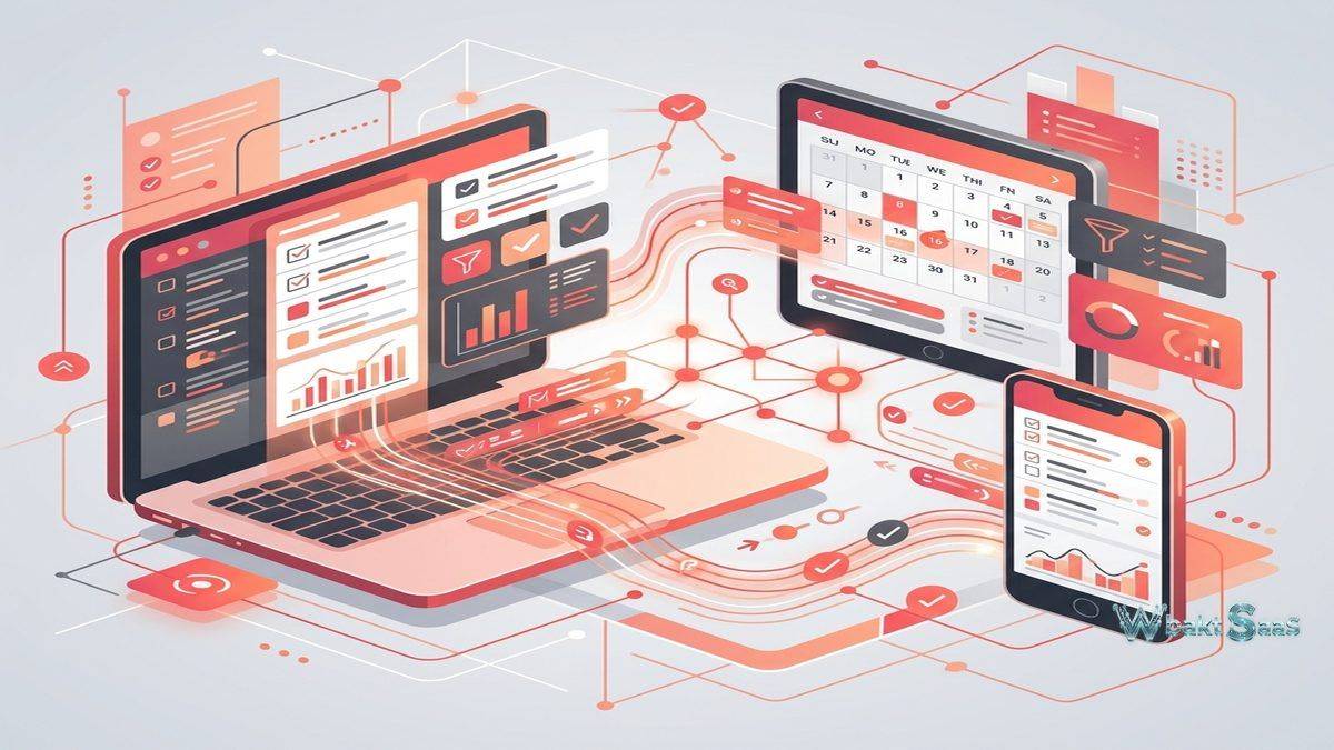 Todoist Task Manager - Personal and Team Productivity Organization - illustration