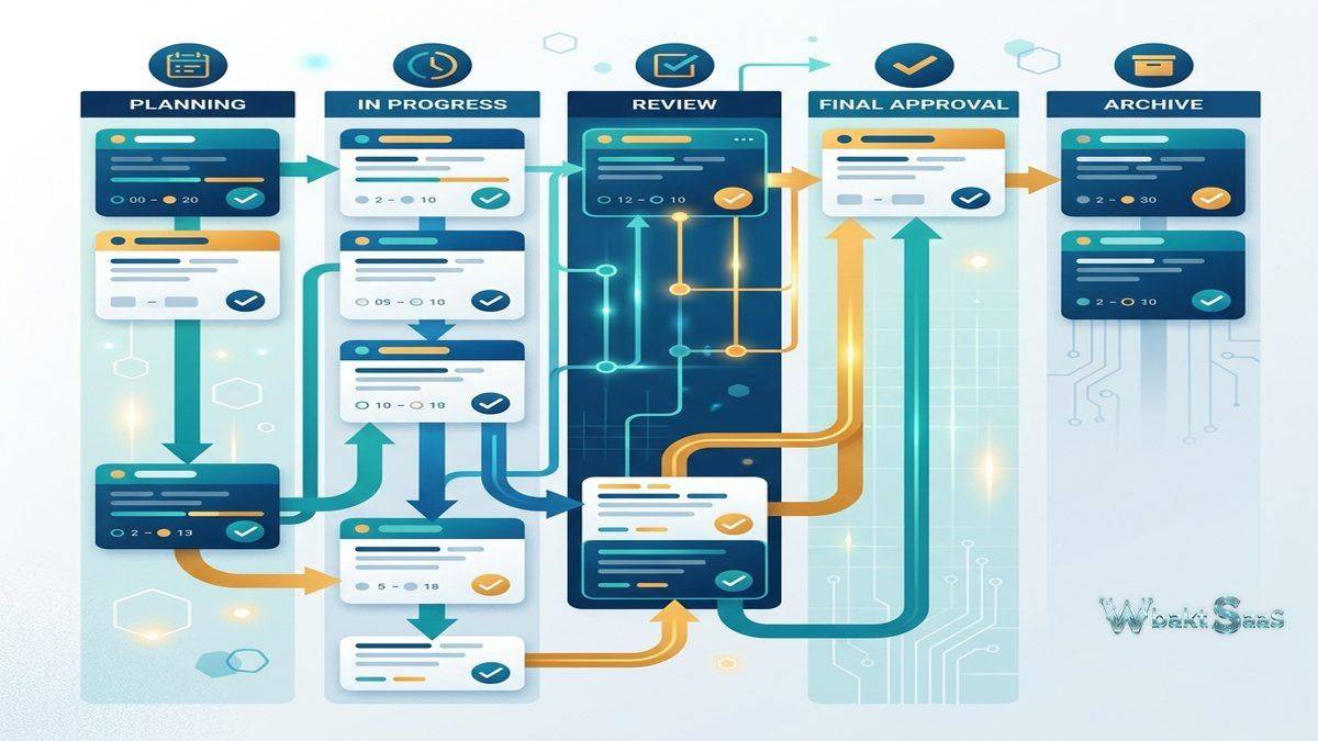 Trello Board Management - Kanban Organization for Business Teams - illustration